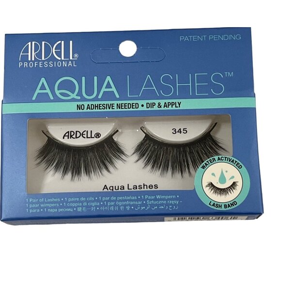 Ardell Aqua Lashes 345 – Water-Activated No-Glue Strip Lashes - Picture 1 of 5